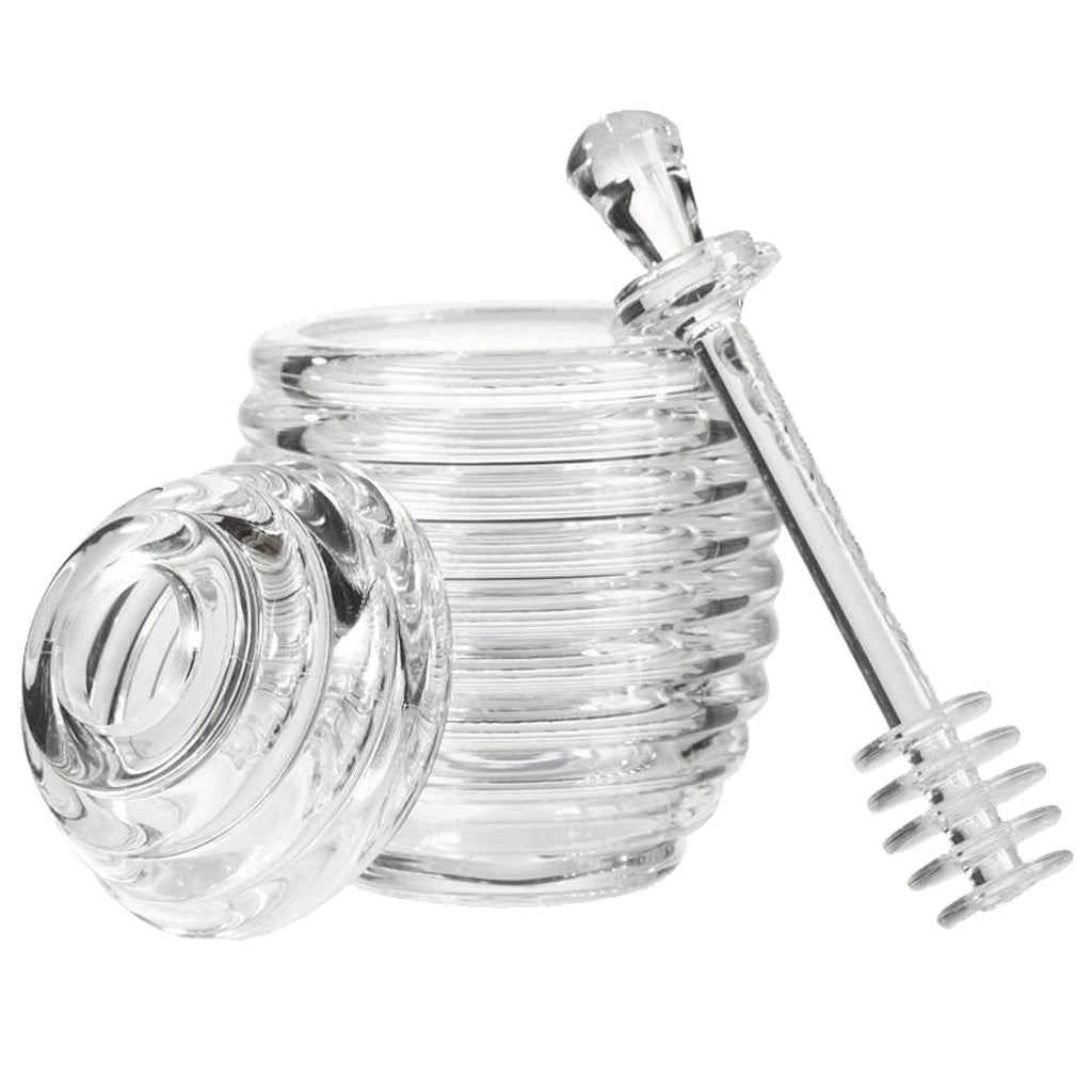 Transparent Honey Jar With Stirring Rod